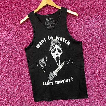 Scream Watch Scary Movies Graphic Design Tank Top Small