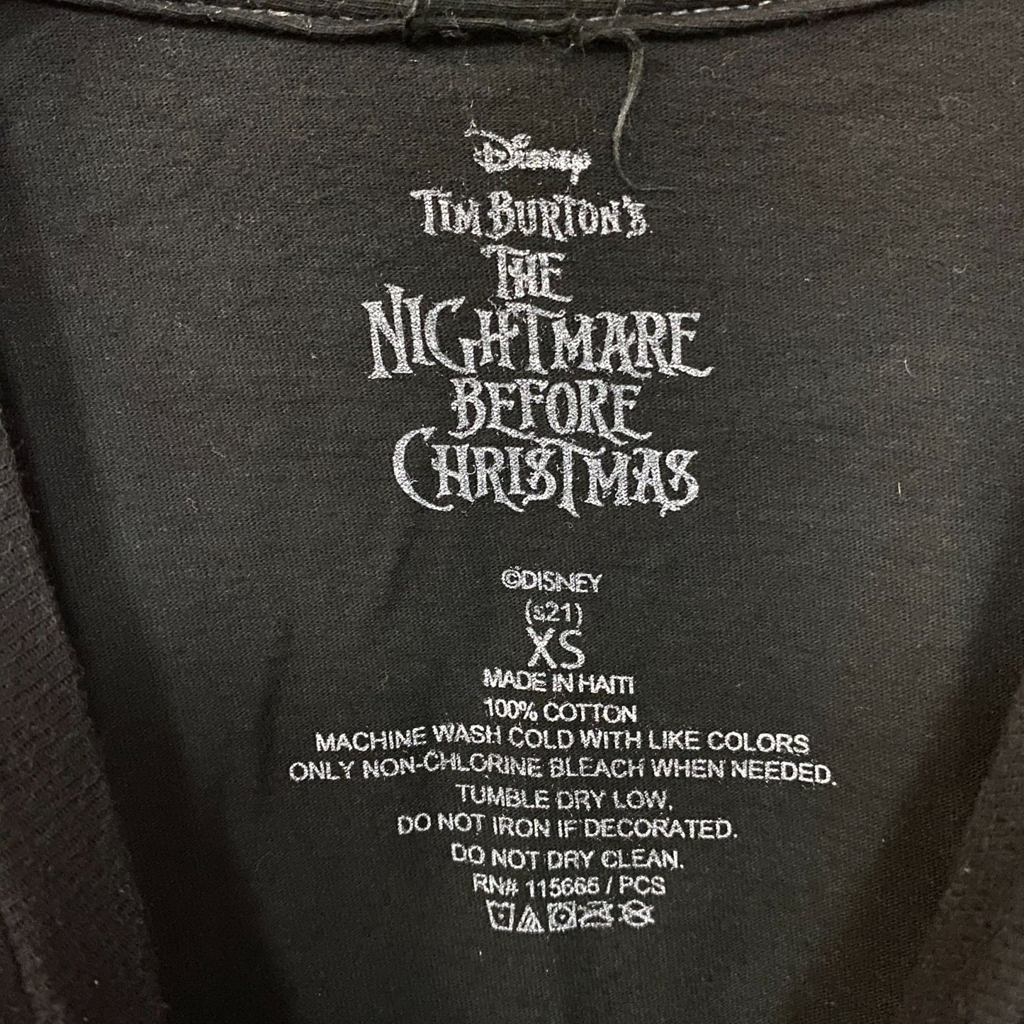 The Nightmare Before Christmas Shock Lock & barrel T-Shirt Extra Small