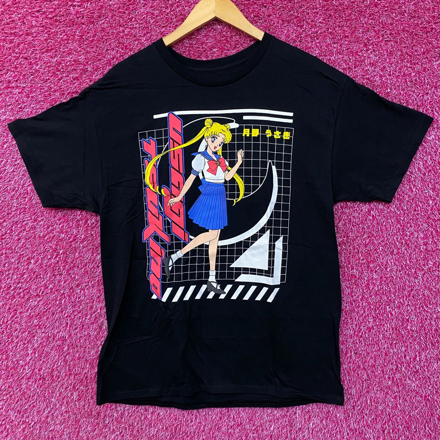 Sailor Moon Usagi Tsukino Double-Sided Anime T-Shirt Large