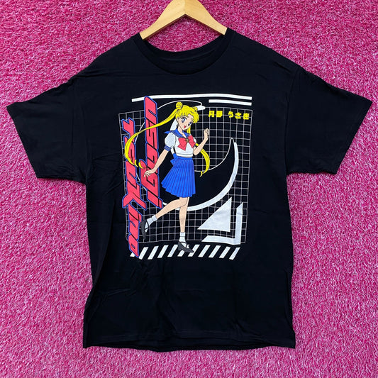 Sailor Moon Usagi Tsukino Double-Sided Anime T-Shirt Large