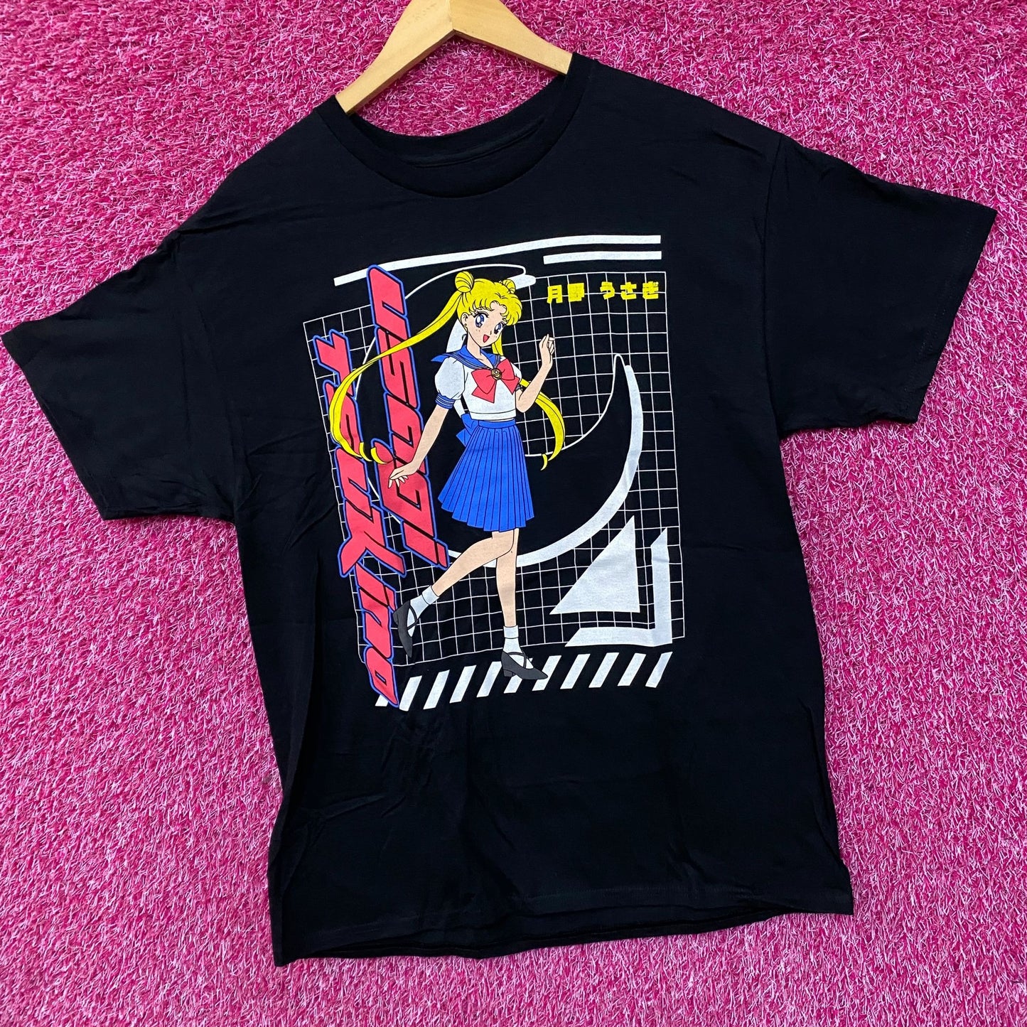 Sailor Moon Usagi Tsukino Double-Sided Anime T-Shirt Large