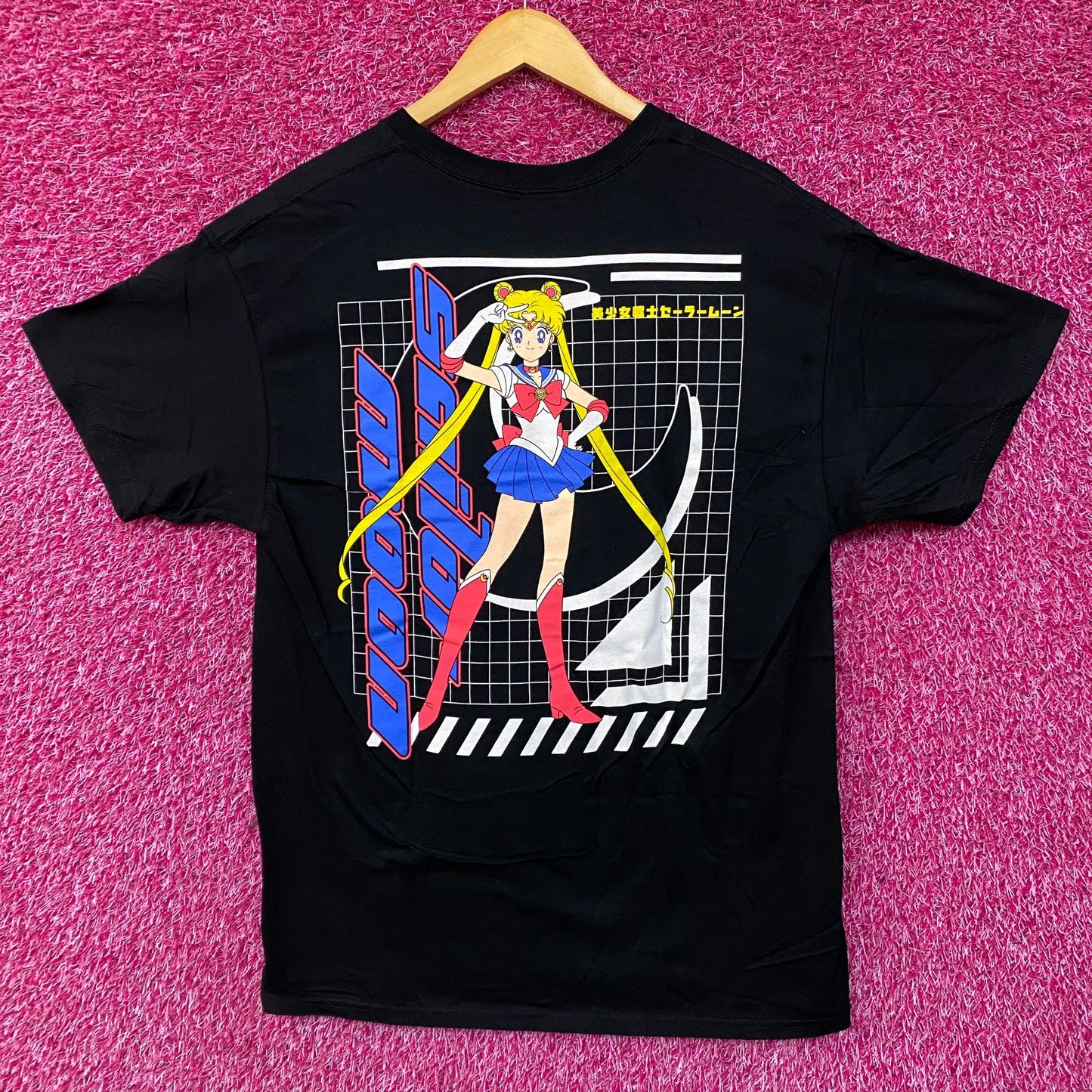 Sailor Moon Usagi Tsukino Double-Sided Anime T-Shirt Large