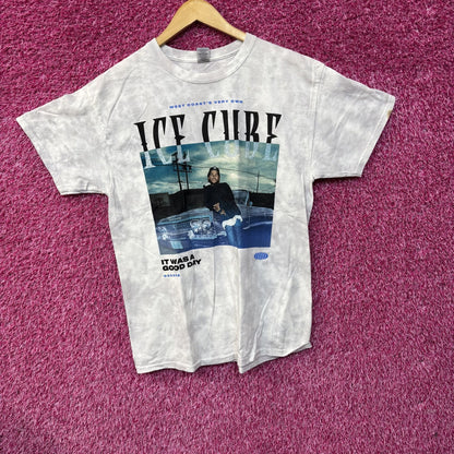 Ice Cube West Coast Blue Tie Dye T-Shirt XL