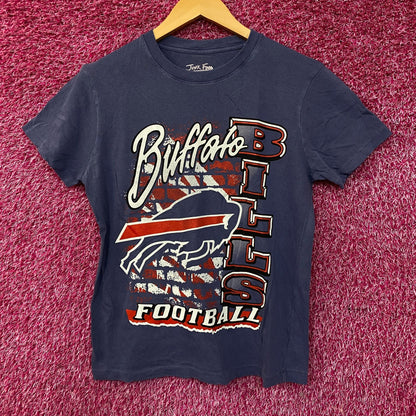Junk Food Clothing Women's NFL Buffalo Bills Brick Vintage Style Tee XS