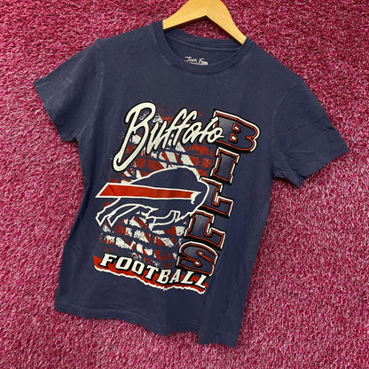Junk Food Clothing Women's NFL Buffalo Bills Brick Vintage Style Tee XS