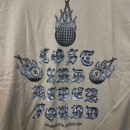 Fashion Nova Men Lost And Never Found Graphic T-Shirt Large