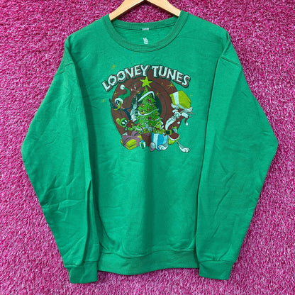 Looney Tunes Christmas Crewneck Sweatshirt Medium