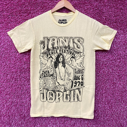 Janis Joplin Peace Festival Shea Stadium '70 T-Shirt Extra Small