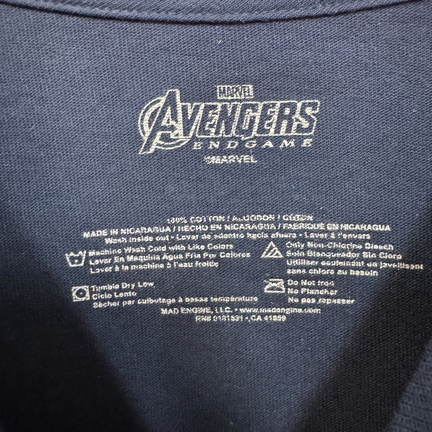Marvel Avengers Infinity Gauntlet T-shirt size 3XL