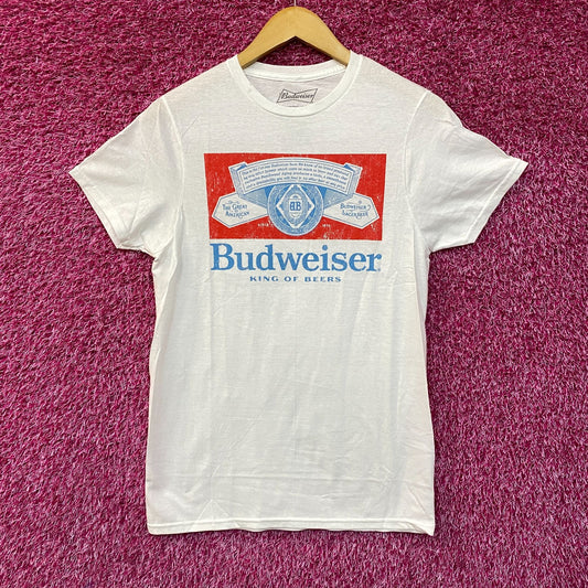 Budweiser King Of Beers Vintage Style T-Shirt Small