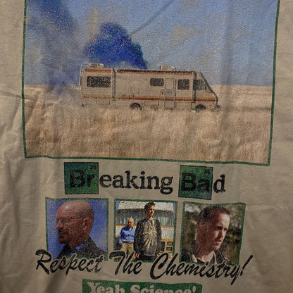 Breaking Bad Respect The Chemistry Yeah Science Graphic T-Shirt Small
