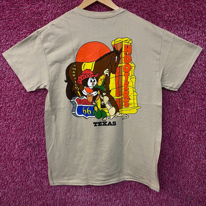 Hooters Amarillo, Texas Route 66 Location Graphic T-Shirt Medium