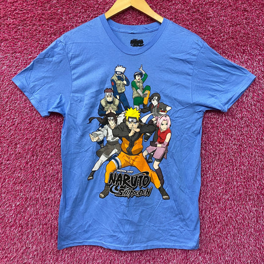 Naruto Shippuden Naruto Uzumaki and Team T-Shirt Medium