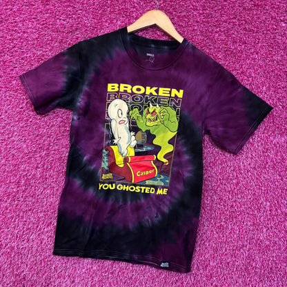 Broken Promises x Casper You Ghosted Me Tie Dye T-Shirt Small