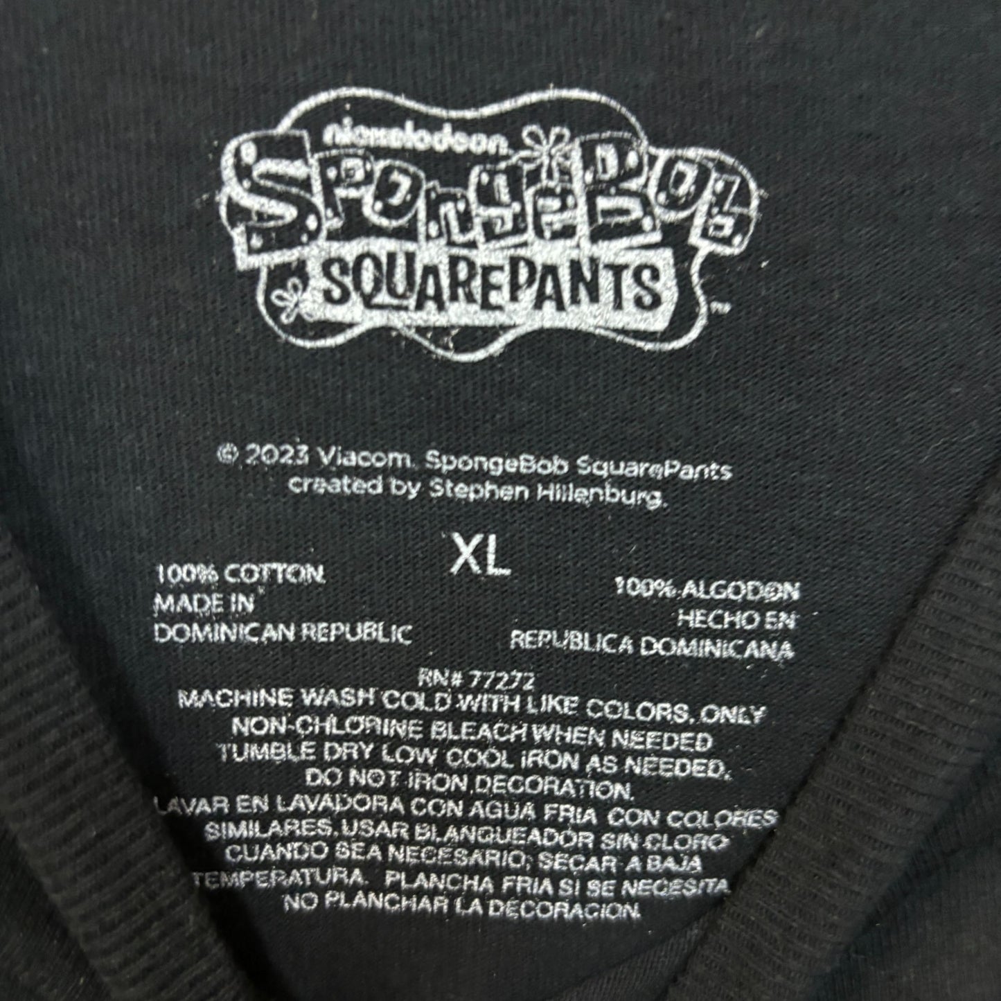 Sponge Bob Me Hoy Minoy Nickelodeon Tshirt size XL