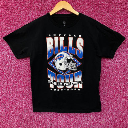 Junk Food Clothing Buffalo Bills Stadium Farewell Tour Graphic T-Shirt Large