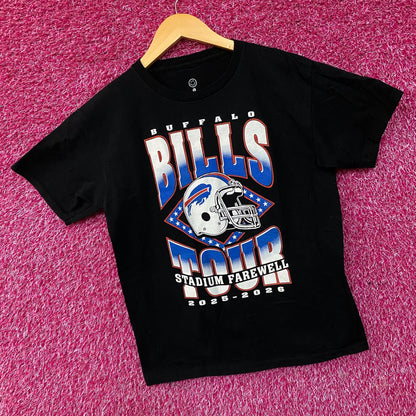 Junk Food Clothing Buffalo Bills Stadium Farewell Tour Graphic T-Shirt Large