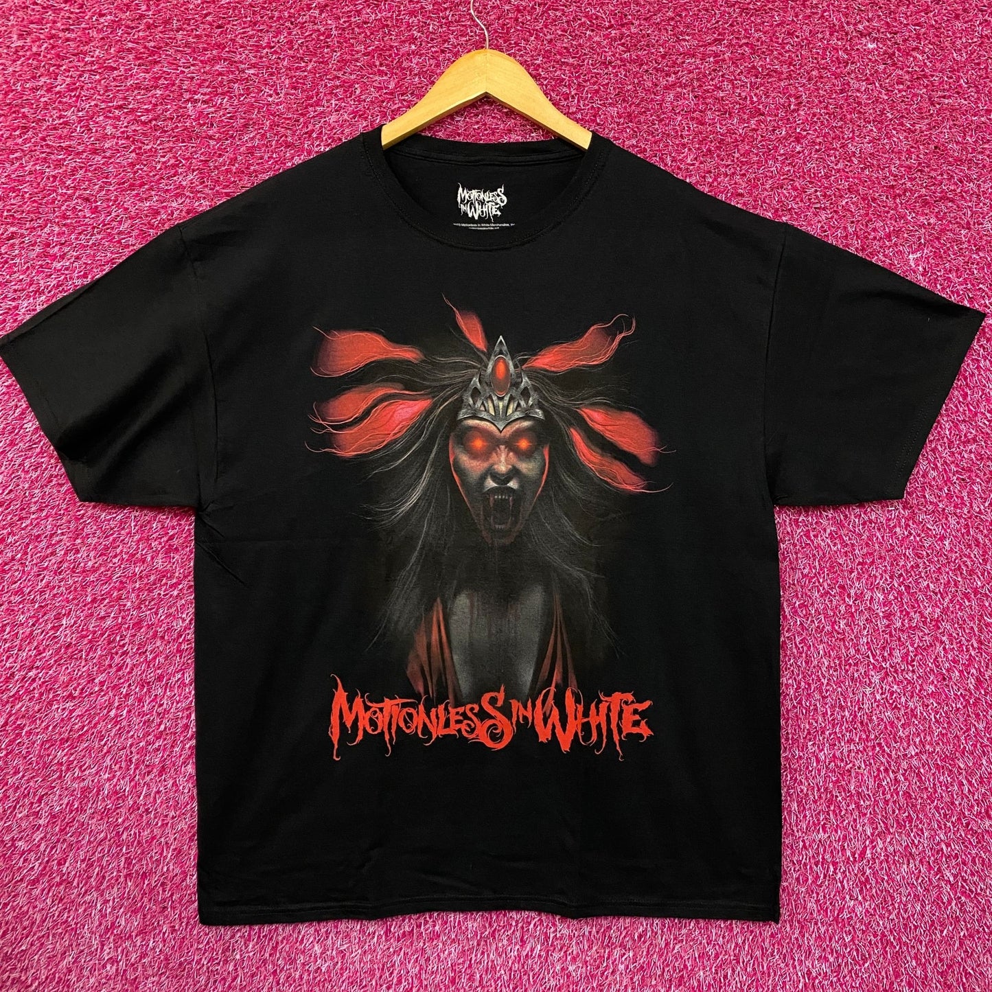 Motionless In White The Whorror Album Banshee Heavy Metal Band T-Shirt 2XL