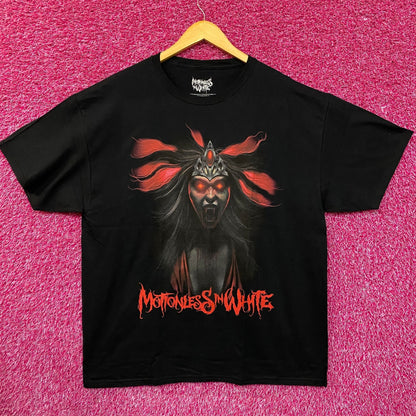 Motionless In White The Whorror Album Banshee Heavy Metal Band T-Shirt 2XL