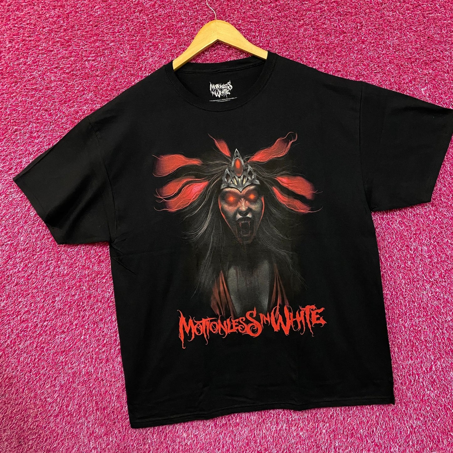 Motionless In White The Whorror Album Banshee Heavy Metal Band T-Shirt 2XL
