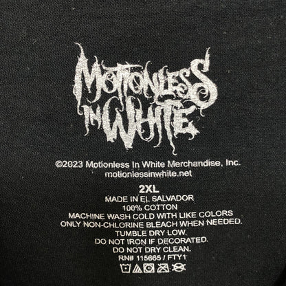 Motionless In White The Whorror Album Banshee Heavy Metal Band T-Shirt 2XL