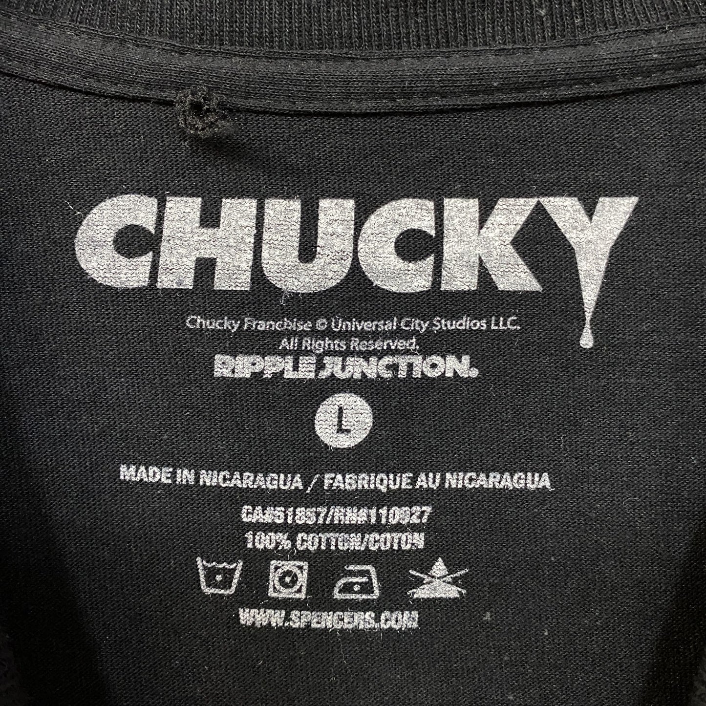 Steven Rhodes Chucky See You In Hell Tarot Card T-Shirt Large