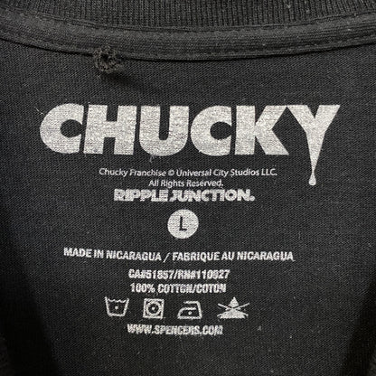 Steven Rhodes Chucky See You In Hell Tarot Card T-Shirt Large