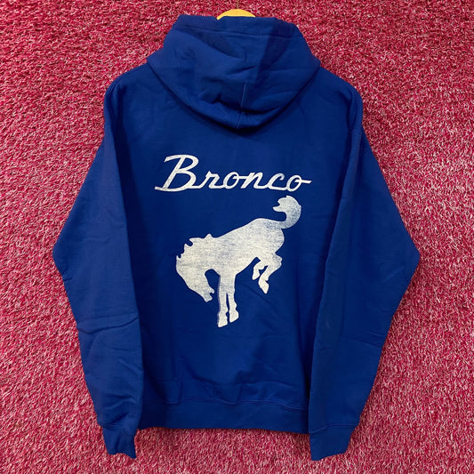 Junk Food Ford Bronco Classic Logo Pullover Hoodie XS