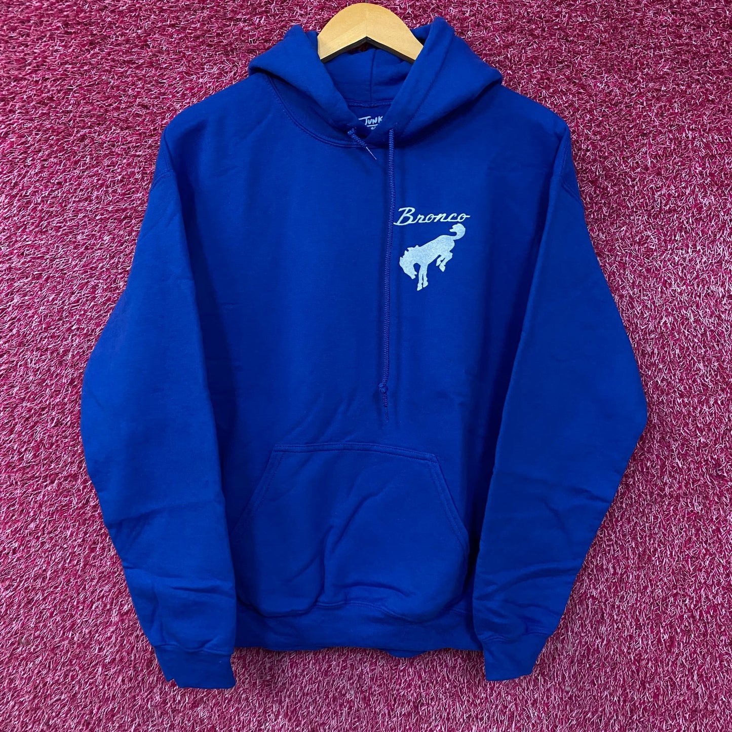 Junk Food Ford Bronco Classic Logo Pullover Hoodie XS