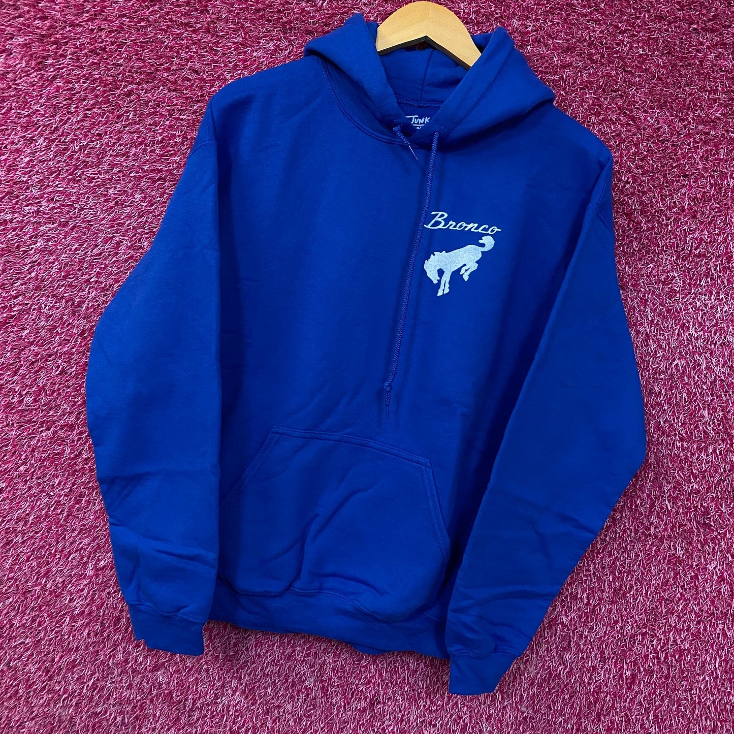 Junk Food Ford Bronco Classic Logo Pullover Hoodie XS