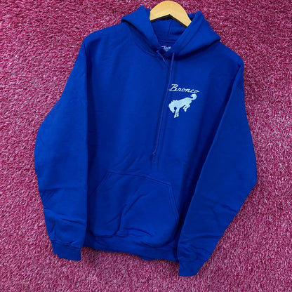 Junk Food Ford Bronco Classic Logo Pullover Hoodie XS