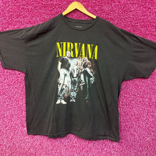 Nirvana Smells Like Teen Spirit Oversized Grunge Band Tee XL