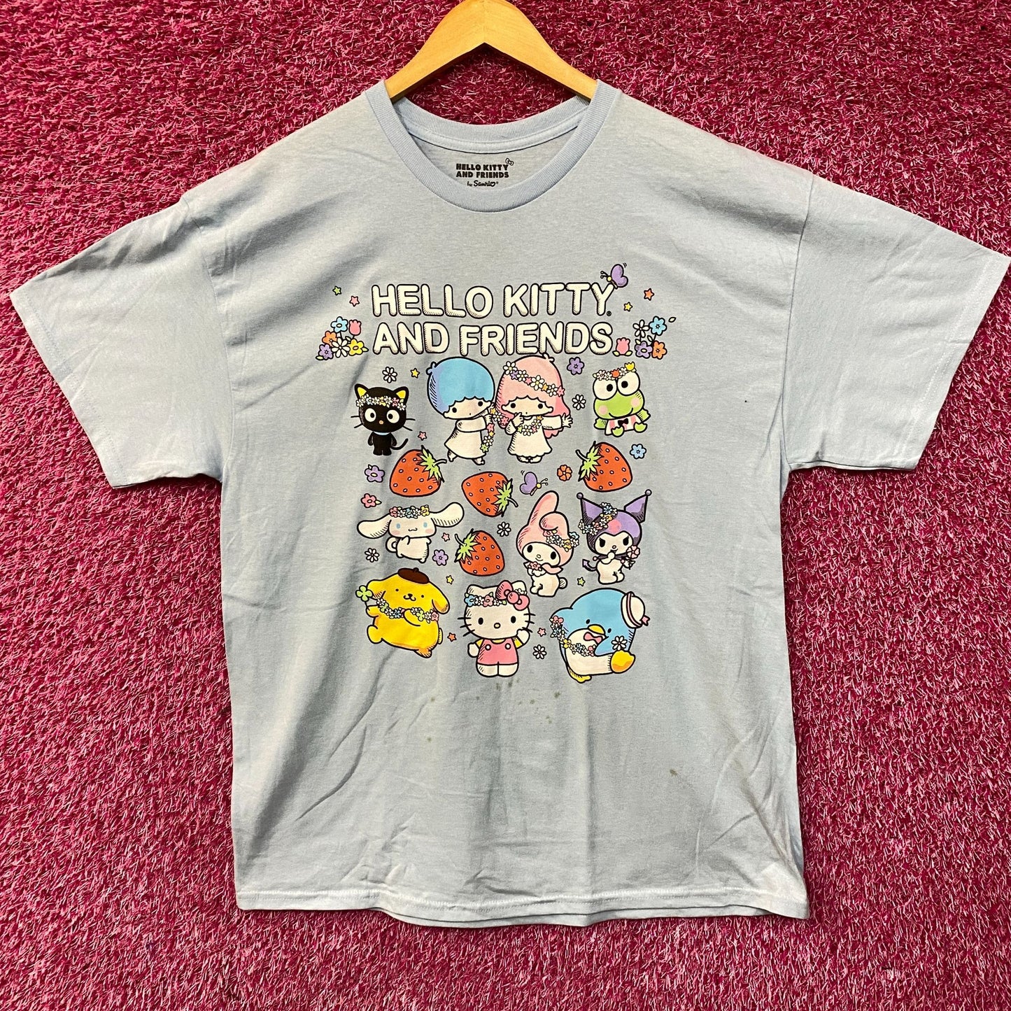 Sanrio Hello Kitty and Friends All Characters Kawaii T-Shirt  XL