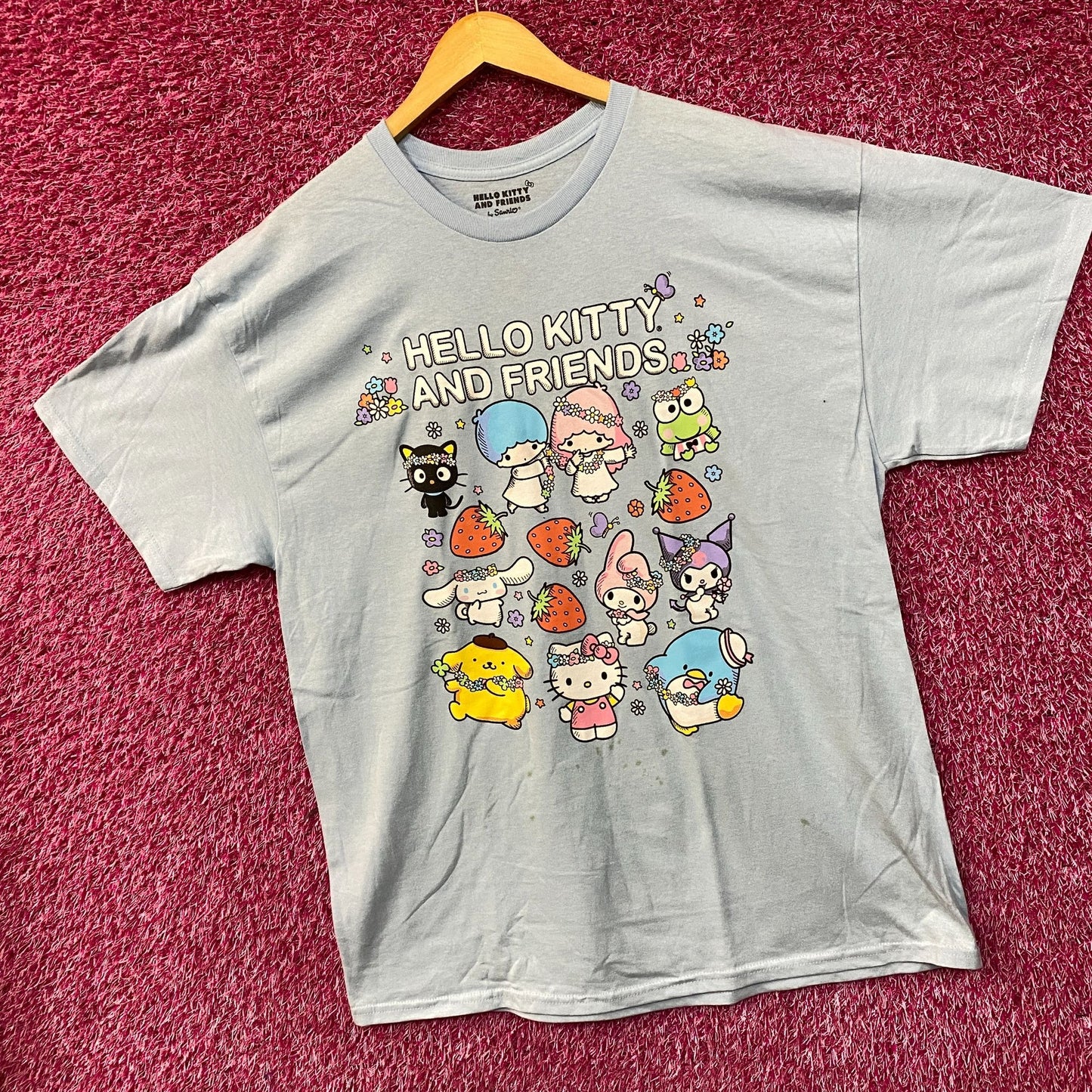 Sanrio Hello Kitty and Friends All Characters Kawaii T-Shirt  XL