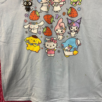 Sanrio Hello Kitty and Friends All Characters Kawaii T-Shirt  XL