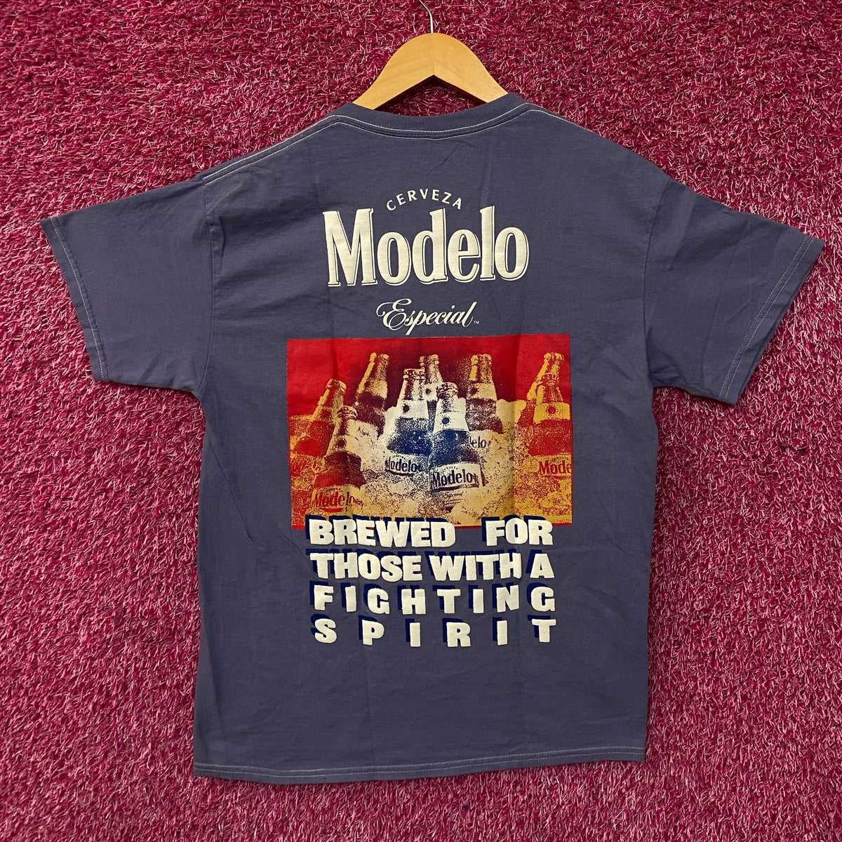 Cerveza Modelo "The Fighting Spirit" Graphic T-Shirt Medium