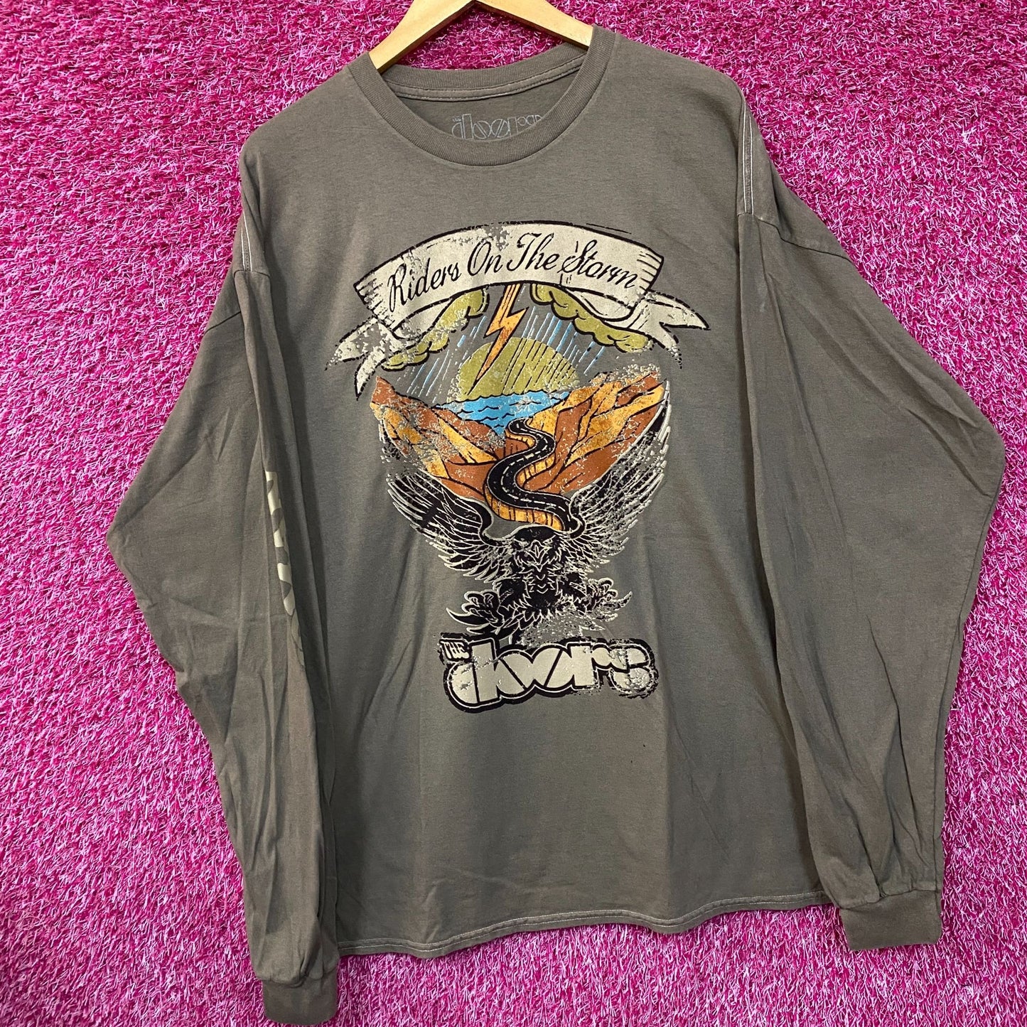 The Doors Riders on the Storm L.A. Woman Album Long Sleeve T-Shirt S/M