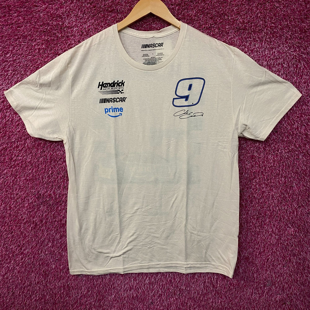 NASCAR - Chase Elliott #9 Prime - Hendrick Motorsports Graphic T-Shirt Large