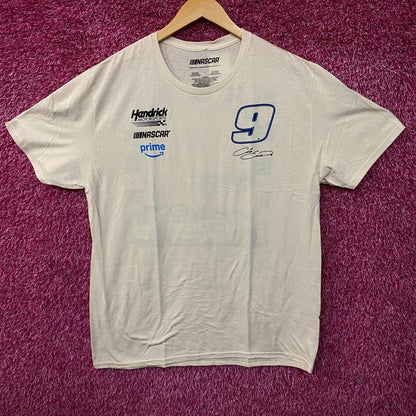 NASCAR - Chase Elliott #9 Prime - Hendrick Motorsports Graphic T-Shirt Large