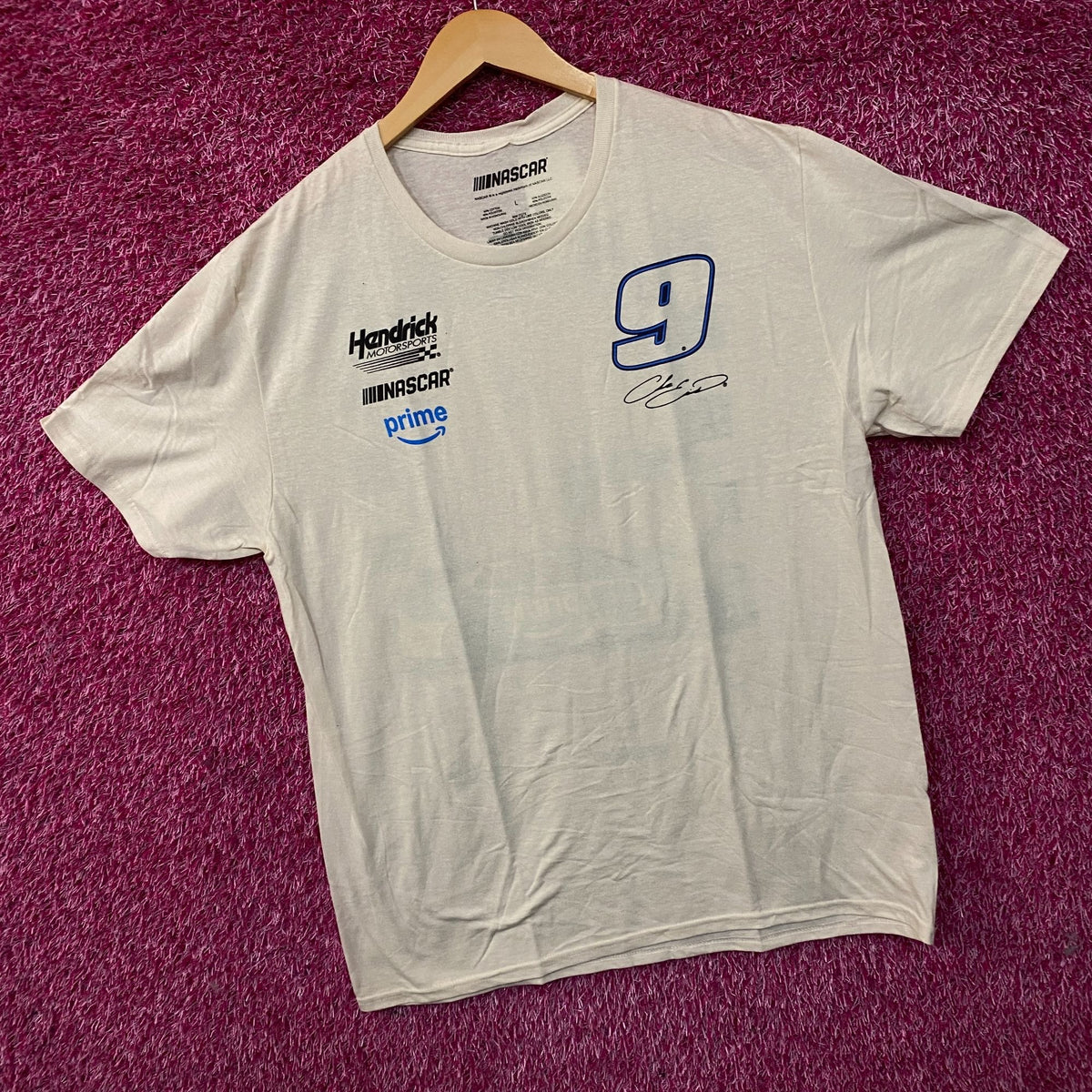 NASCAR - Chase Elliott #9 Prime - Hendrick Motorsports Graphic T-Shirt Large