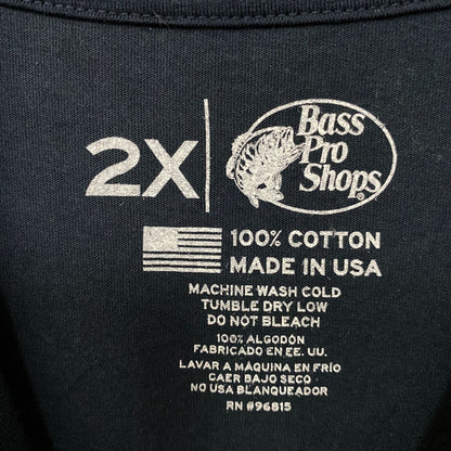 Bass Pro Shops USA Land Of The Free Graphic T-Shirt 2XL