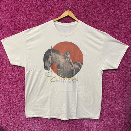 Shania Twain Queen of Me Tan Horse T-Shirt  XXXL