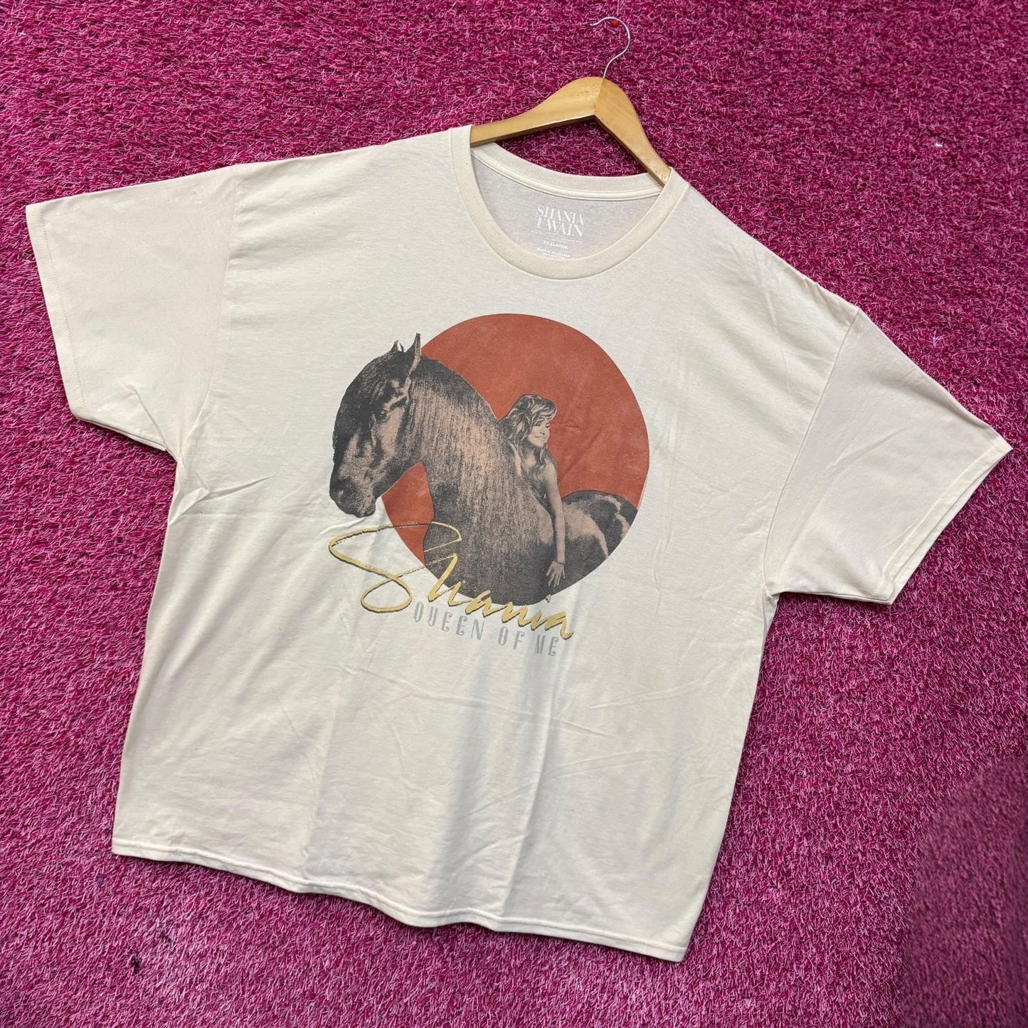 Shania Twain Queen of Me Tan Horse T-Shirt  XXXL