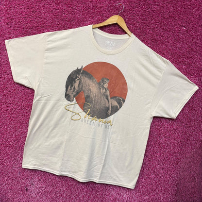 Shania Twain Queen of Me Tan Horse T-Shirt  XXXL