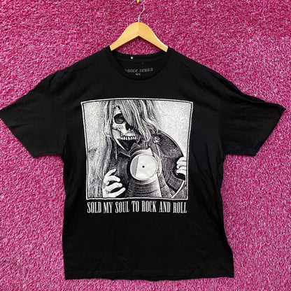 Space Zebra Sold My Soul Graphic Design T-Shirt XL