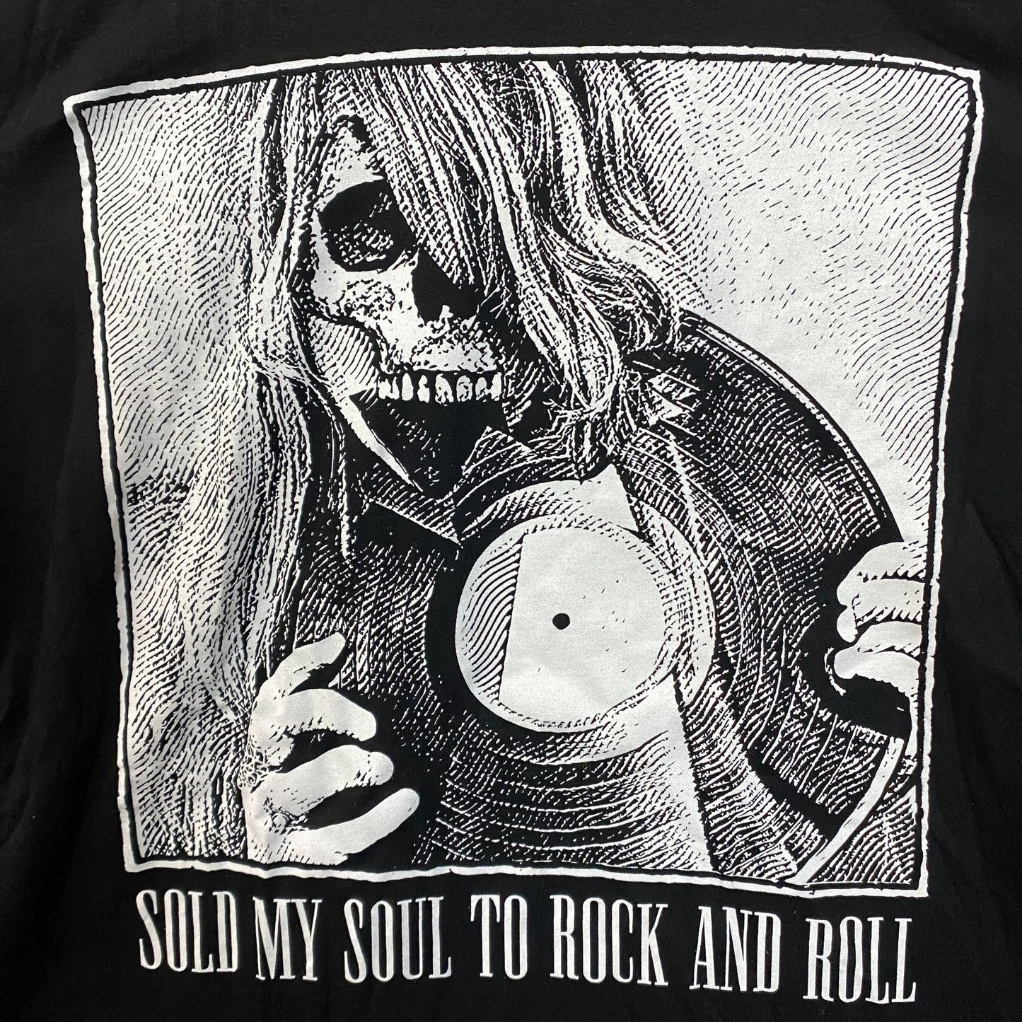Space Zebra Sold My Soul Graphic Design T-Shirt XL