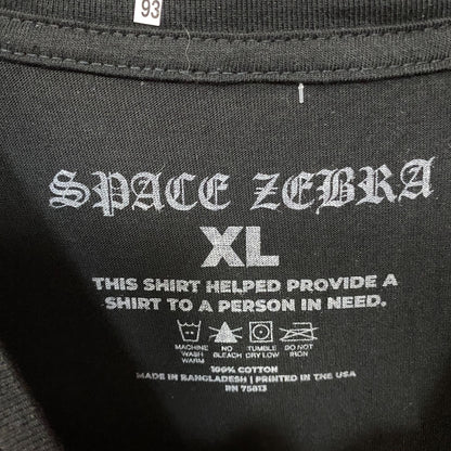 Space Zebra Sold My Soul Graphic Design T-Shirt XL
