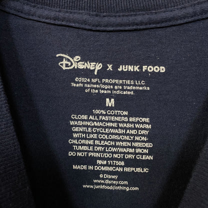Disney x Junk Food NFL Chicago Bears Mickey Mouse Navy Blue Shirt Medium