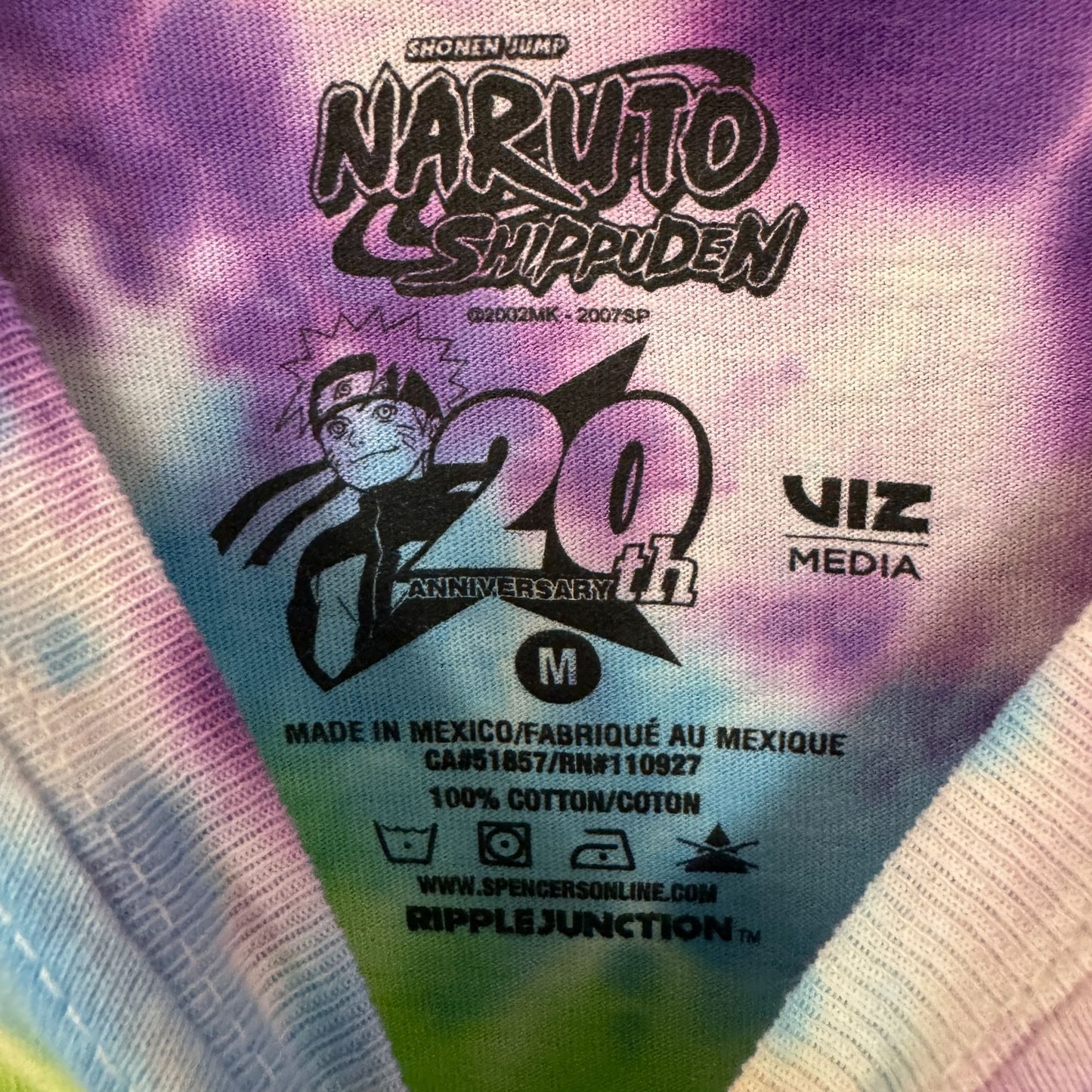 Naruto Shadow Clone Jutsu Naruto Shippuden Anime Tie Dye M