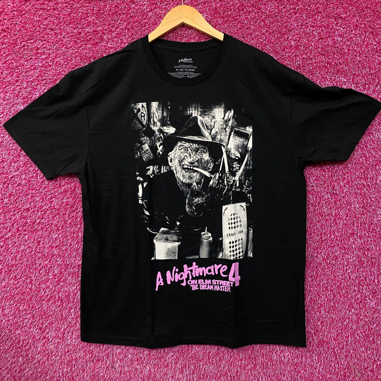 A Nightmare on Elm Street Freddy Krueger The Dream Master Graphic T-Shirt XL